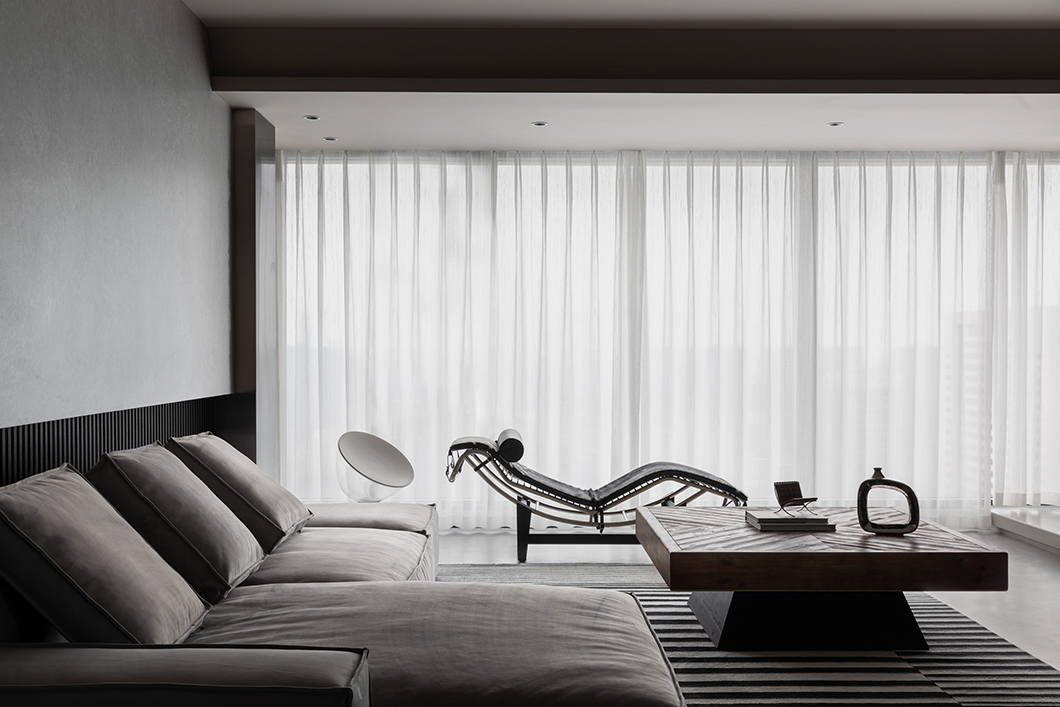 行走的墨线 · 极简黑白的至简之家丨中国重庆丨SIM 简线建筑,森也空间设计-44