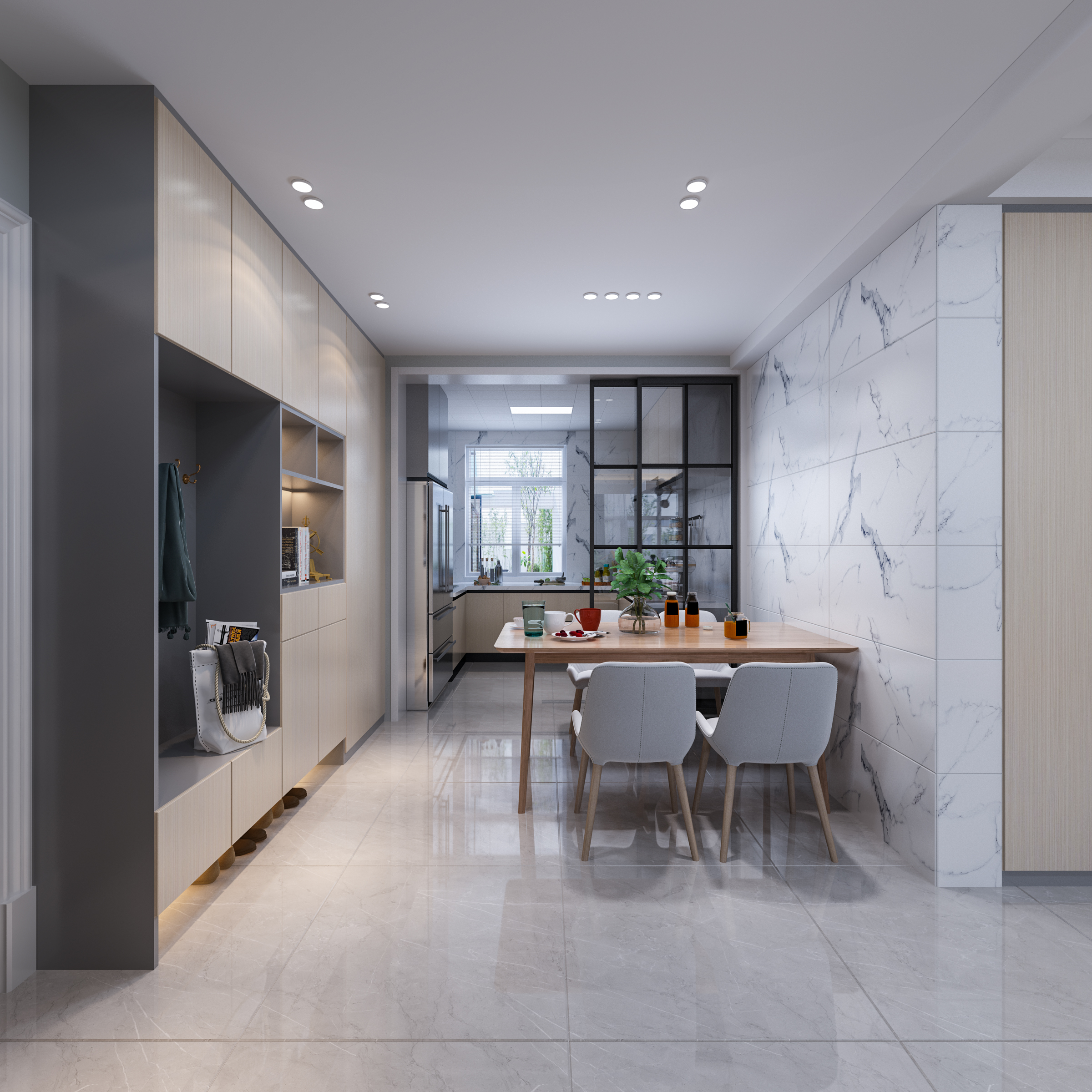 北欧清新舒适住宅设计案例-3