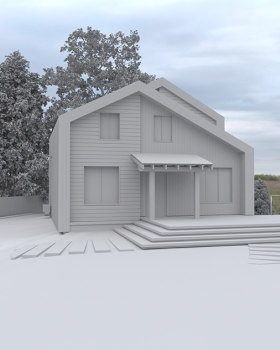 带有浮雕的景观设计