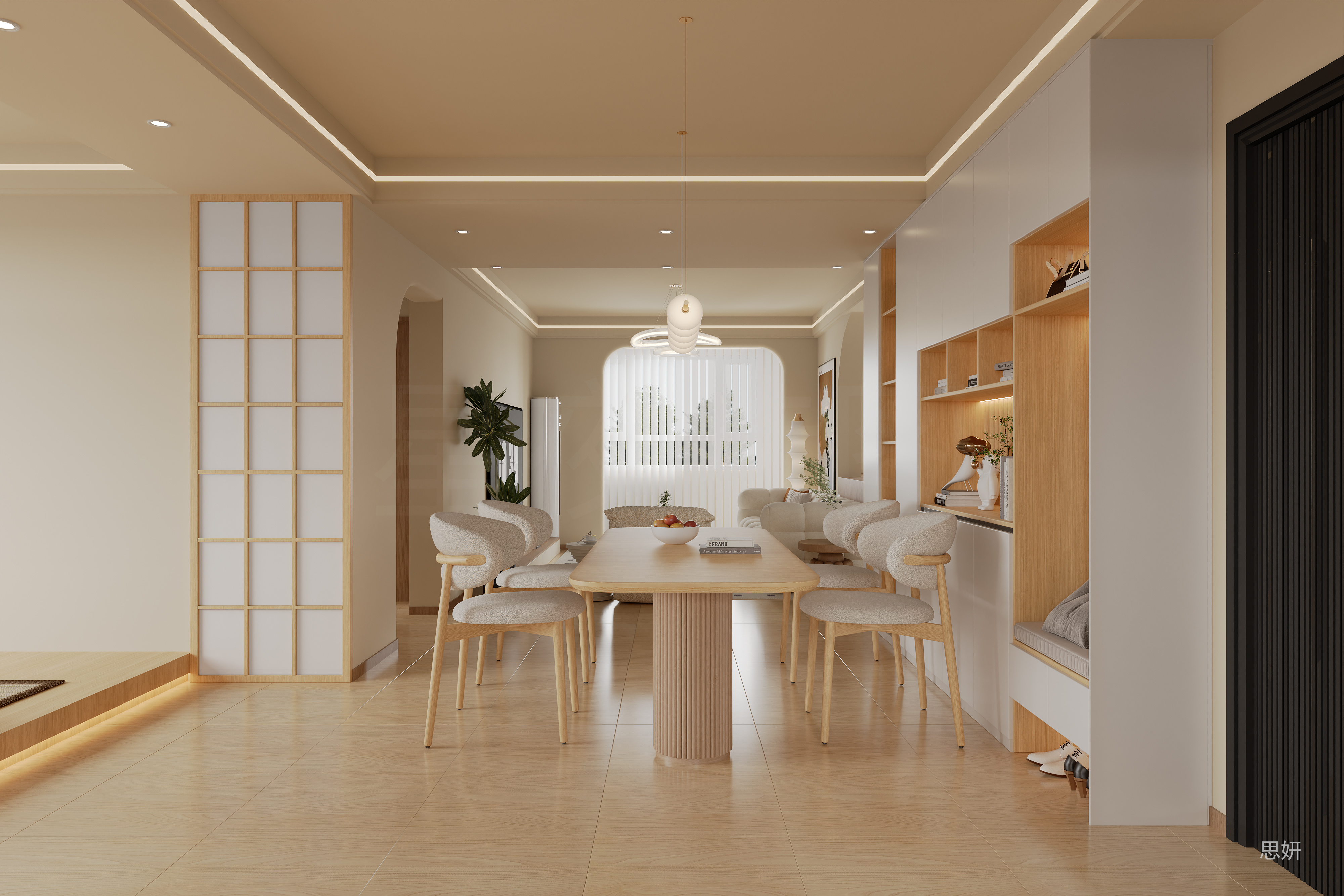 奶油风丨奶白+原木，高级又治愈-1