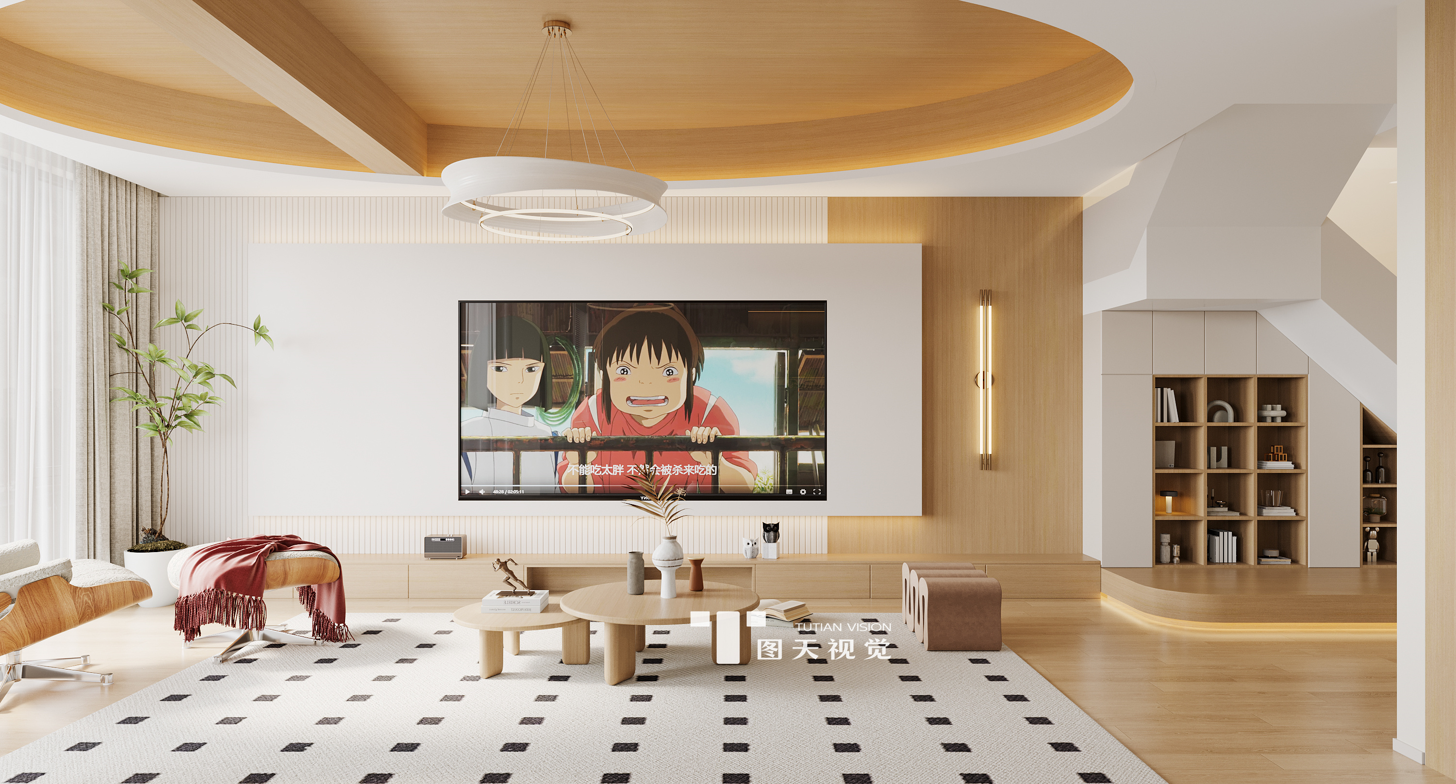 奶油原木|四层别墅-0