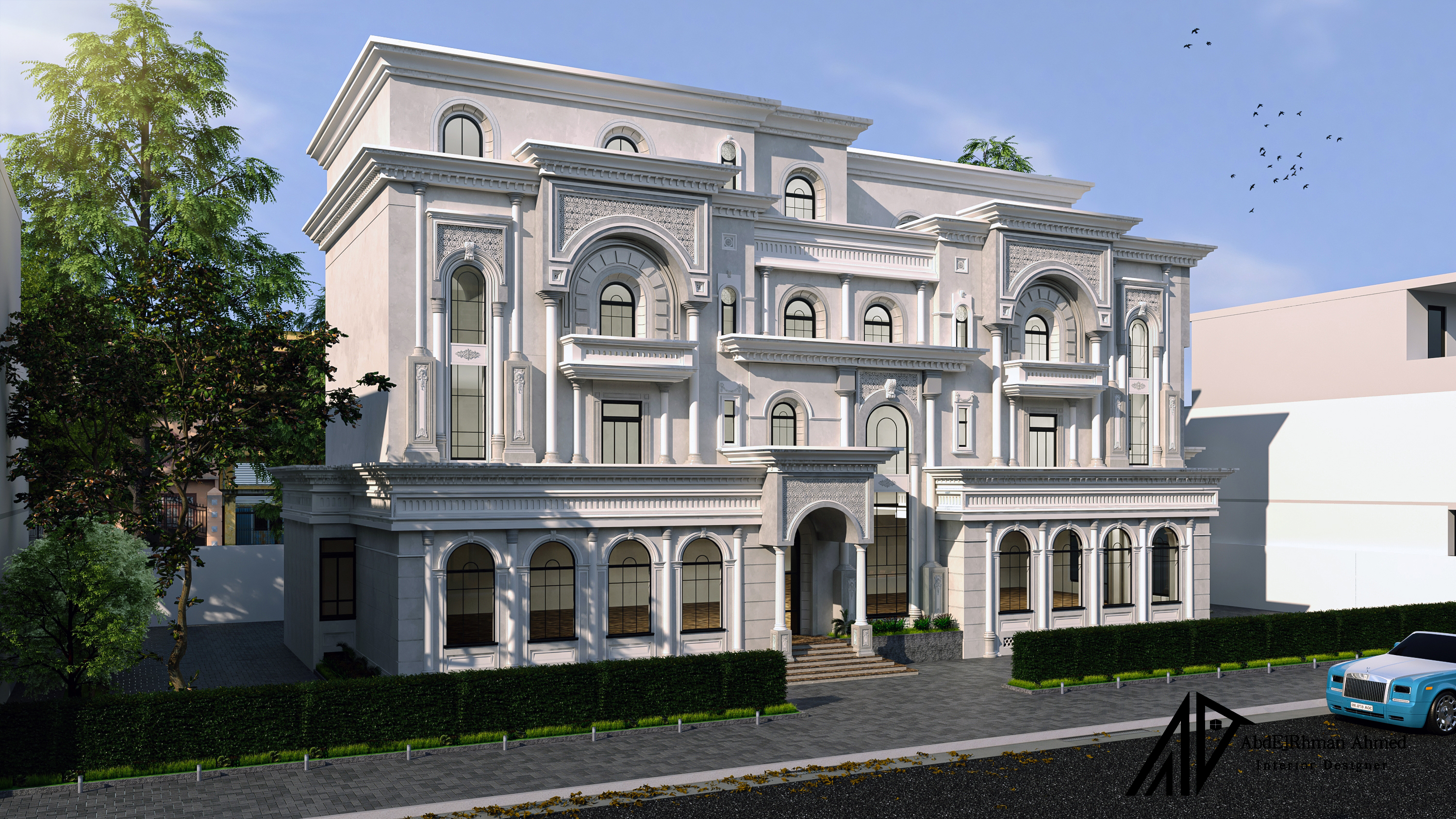 Classic palace exterior design-4