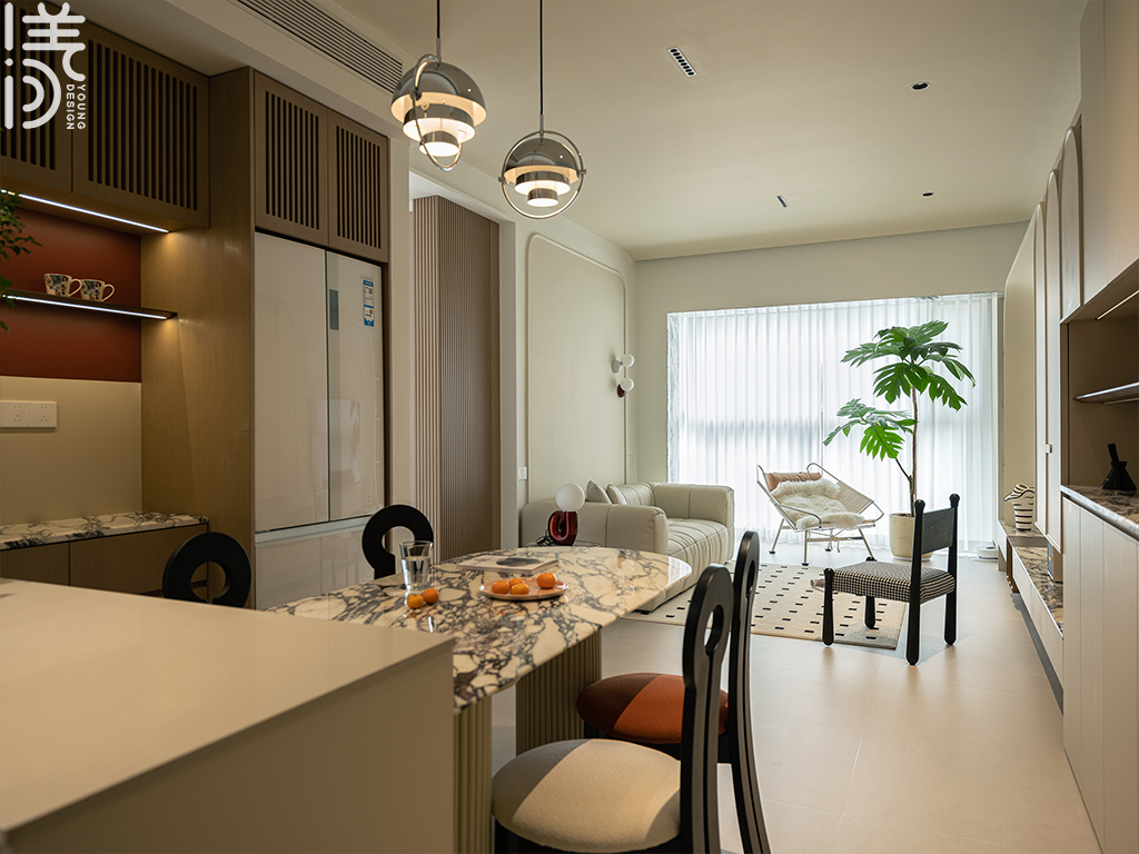 奶香可可平层丨中国深圳丨深圳漾空间设计有限公司-55