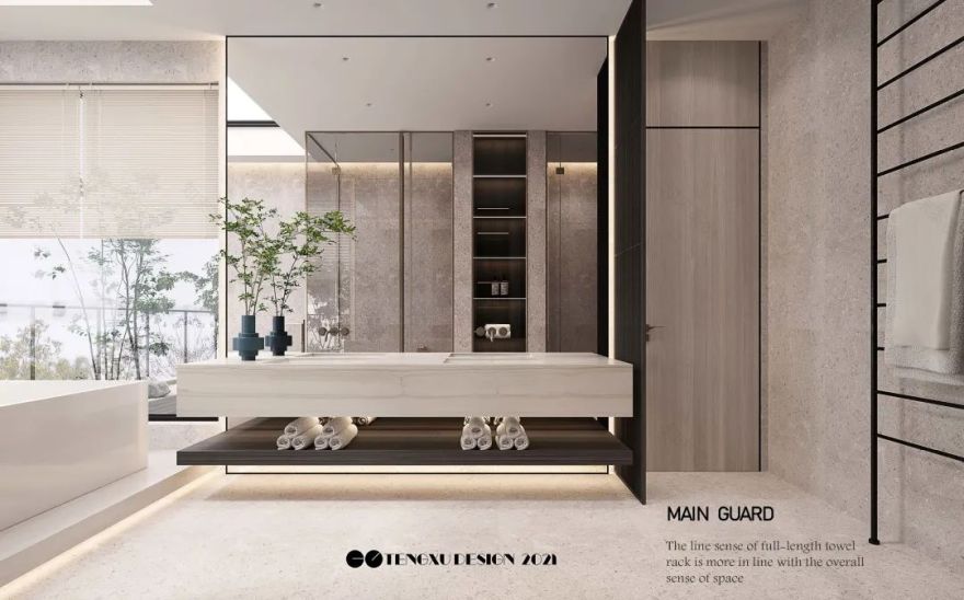 上海 460㎡现代简约别墅丨中国上海丨设计师腾旭-39