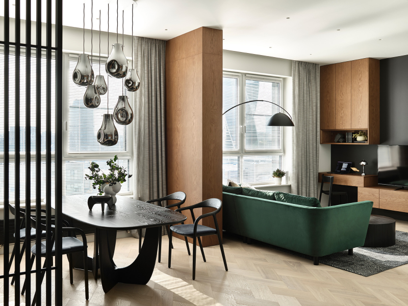 ДНК семейного стиля· 108㎡女儿公寓设计丨俄罗斯莫斯科丨MNdesign（Михаил Новинский等）-0