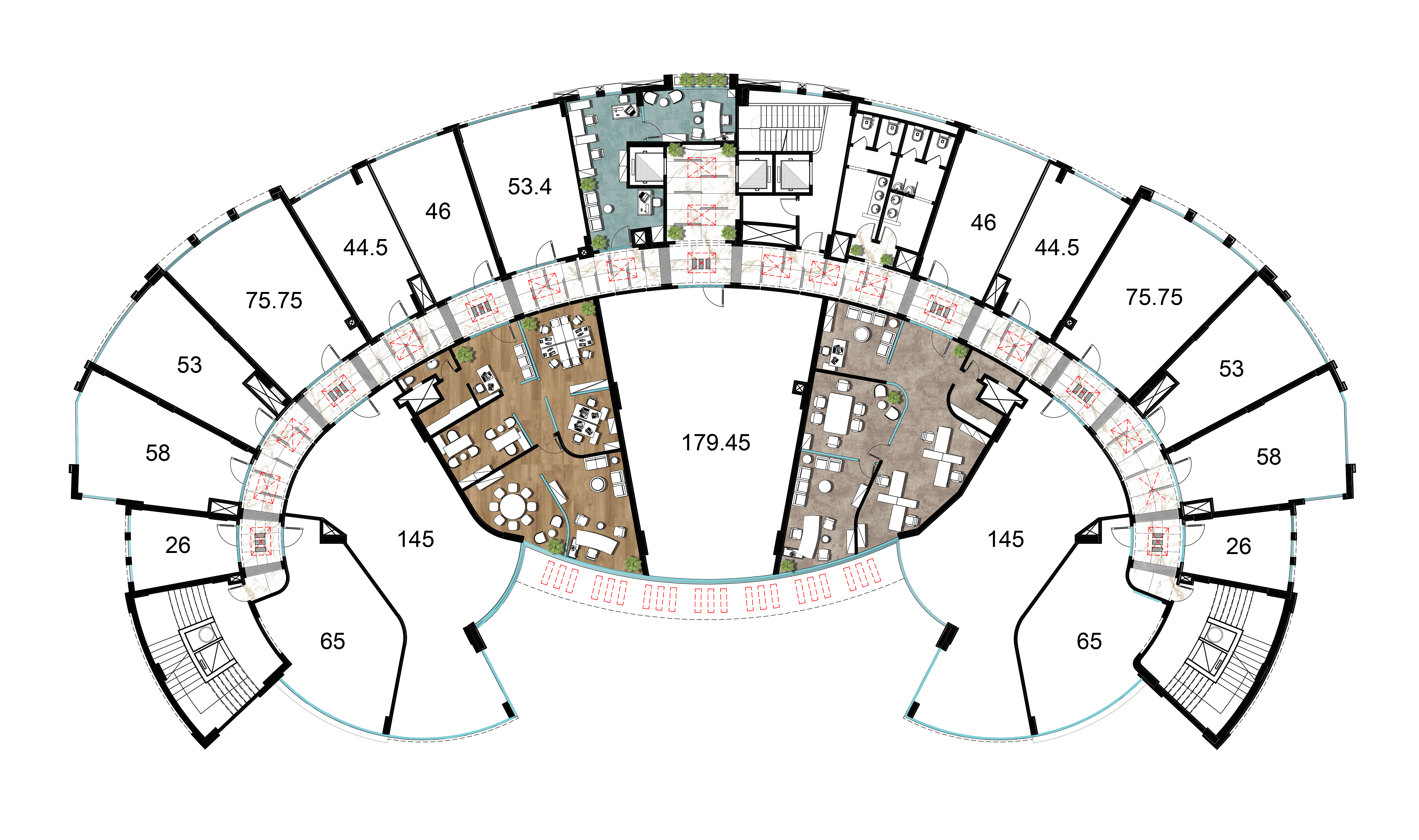 KARGO MALL ZAYED CITY 办公室室内设计-12