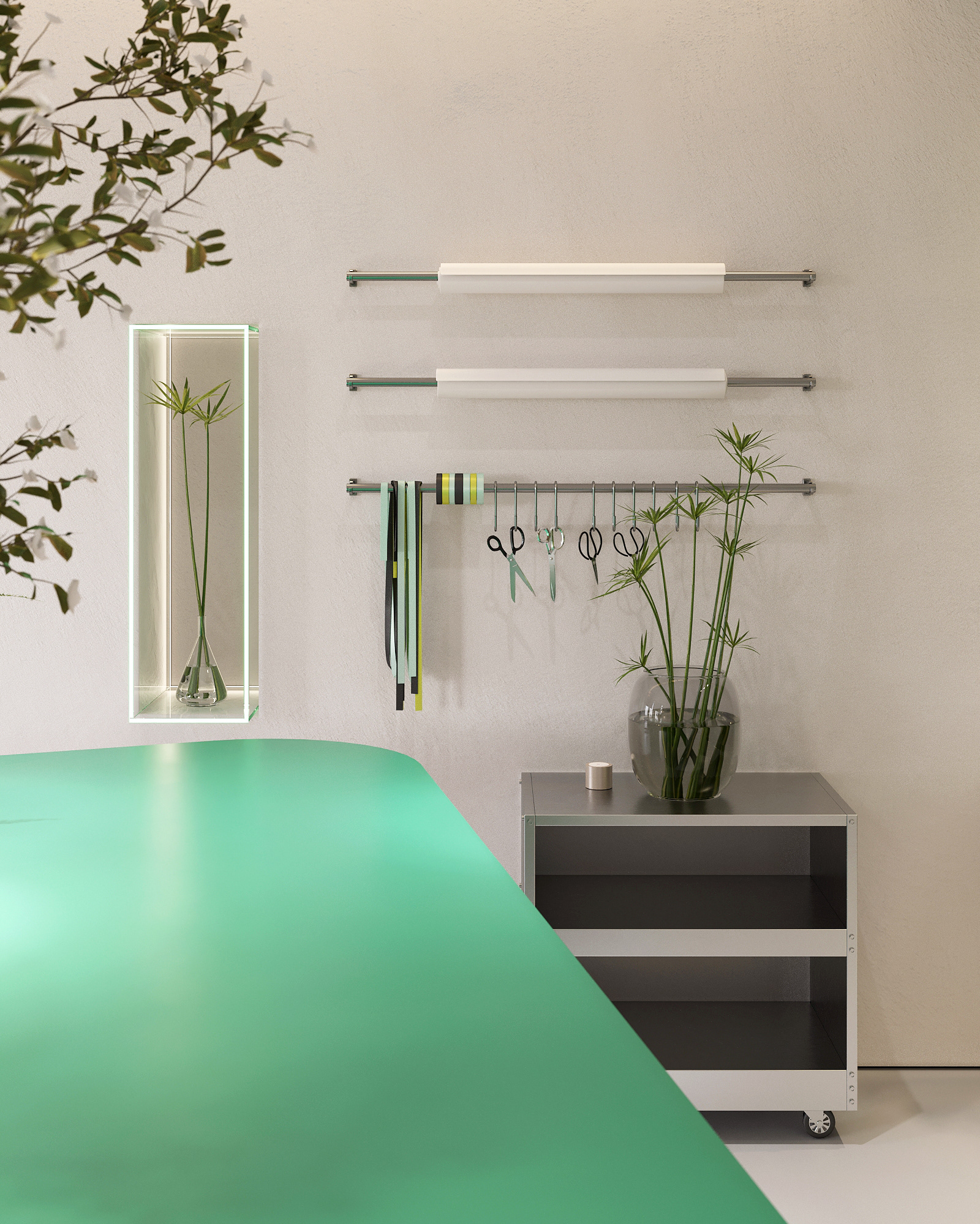 极简风商业空间表现丨中国合肥丨鹏大空间设计表现-14