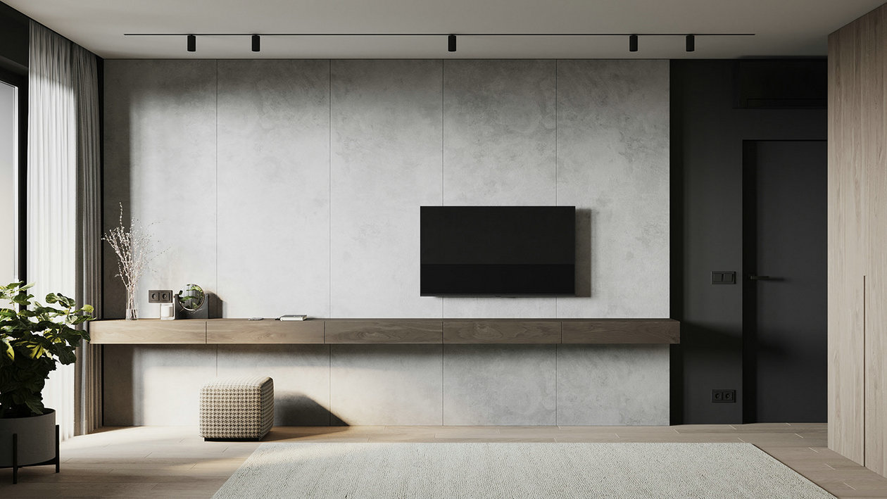 素简治愈，高级灰色系小空间公寓设计-9