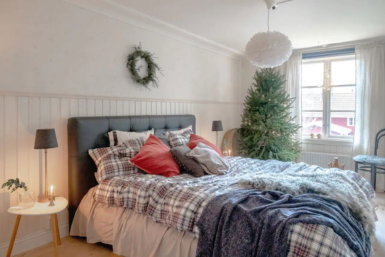 瑞典 18 世纪农场 house 的温馨圣诞-8