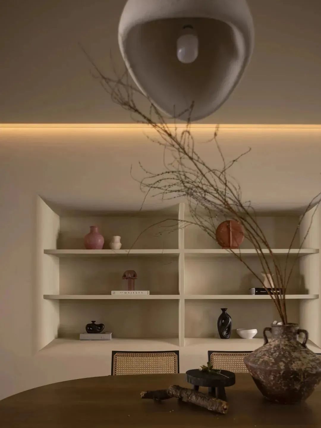 栢悦公馆侘寂风格设计丨黑白灰空间设计-20