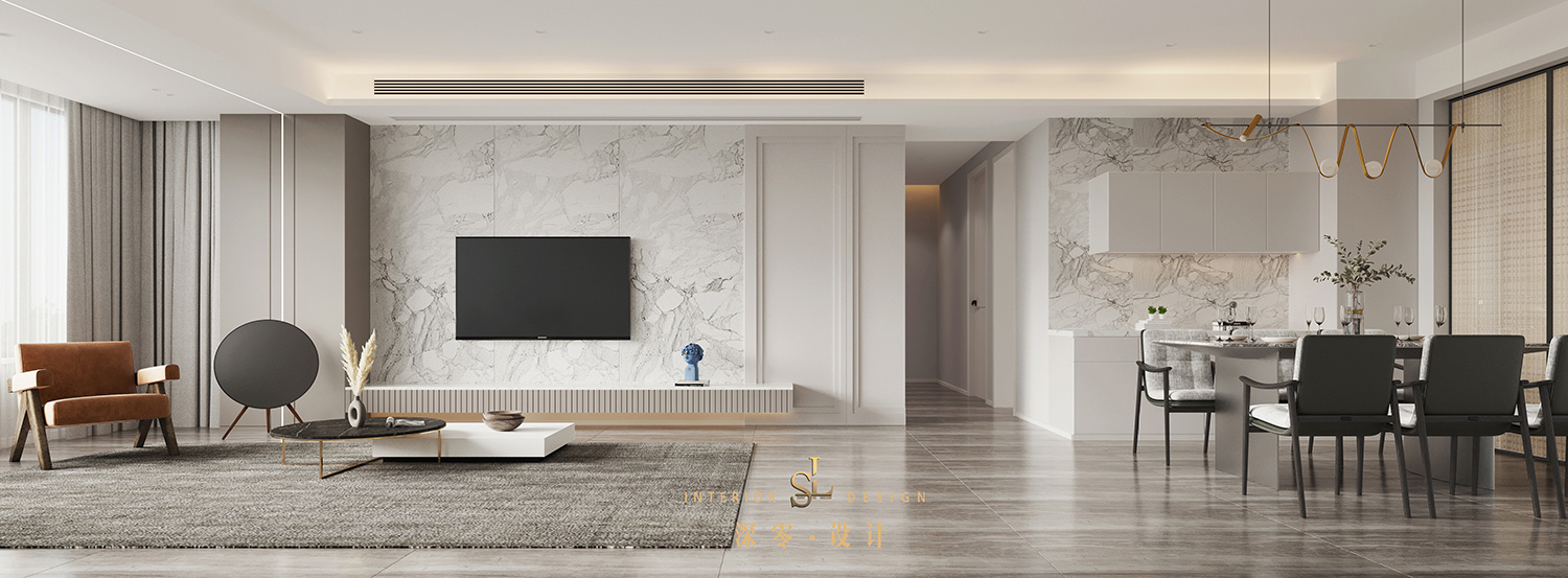 合肥深零设计新作 | 259㎡底层复式，多功能大横厅+半屋童趣，打造新生代高级品质家！-45