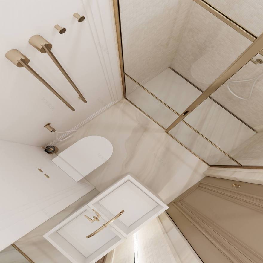 金色和白色搭配出高级感 | DE&DE-32