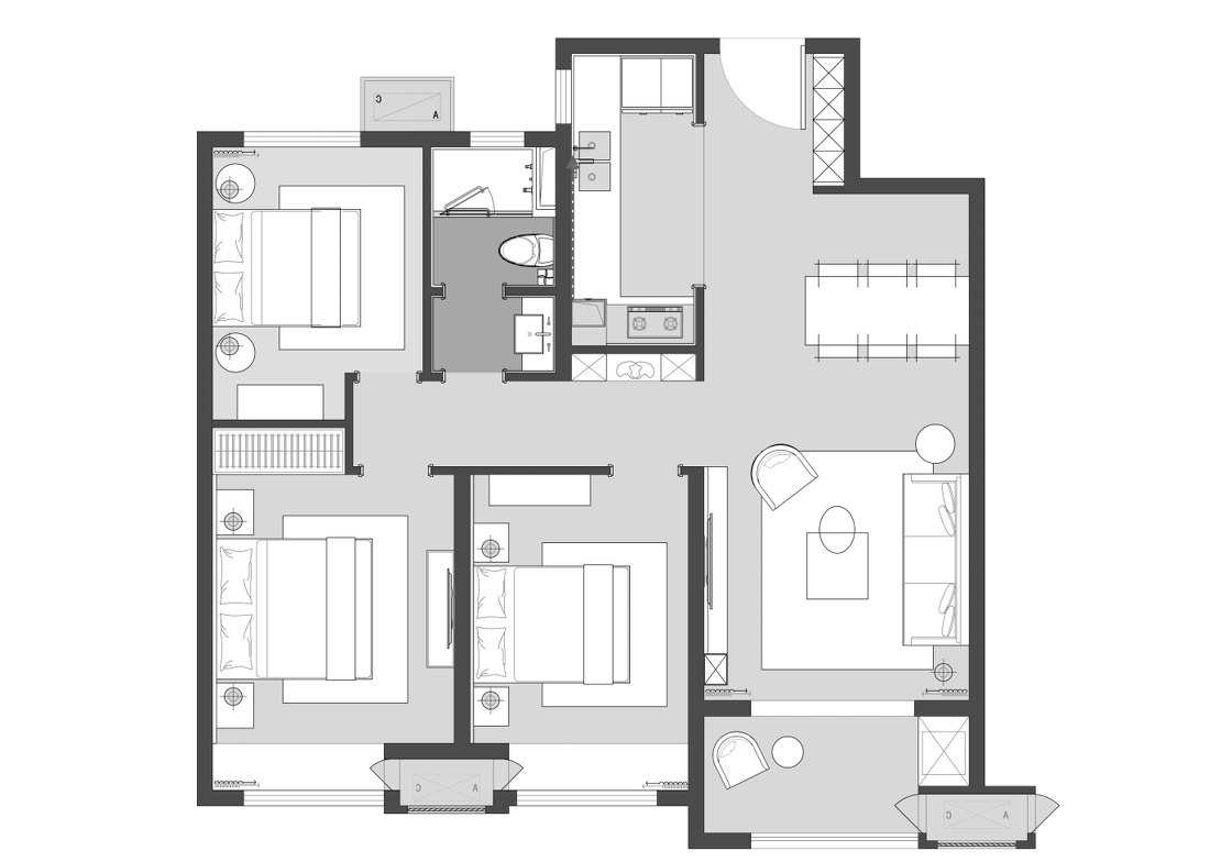 金科商丘悦珑府高层样板间D户型-18