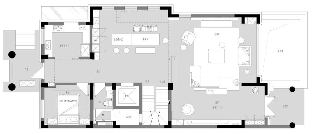 现代轻奢别墅设计丨山水装饰集团-16