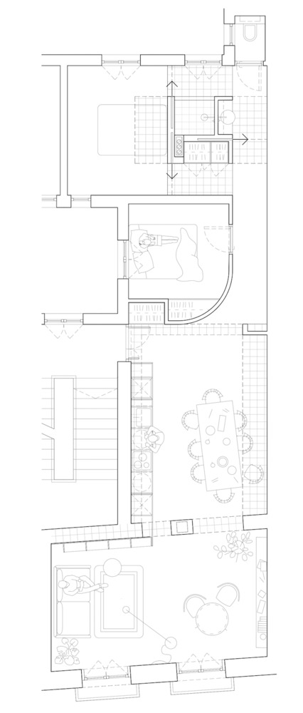 马德里 Lavapiés 社区三合一公寓改造丨西班牙马德里-30