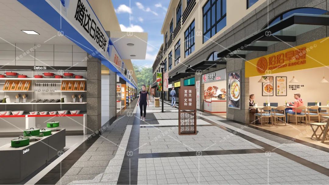 高大上是伪命题？岠嶂综合农贸市场设计用接地气迎高人气！-44