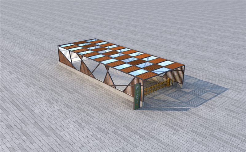 车库.车库入口设计案例效果图-9