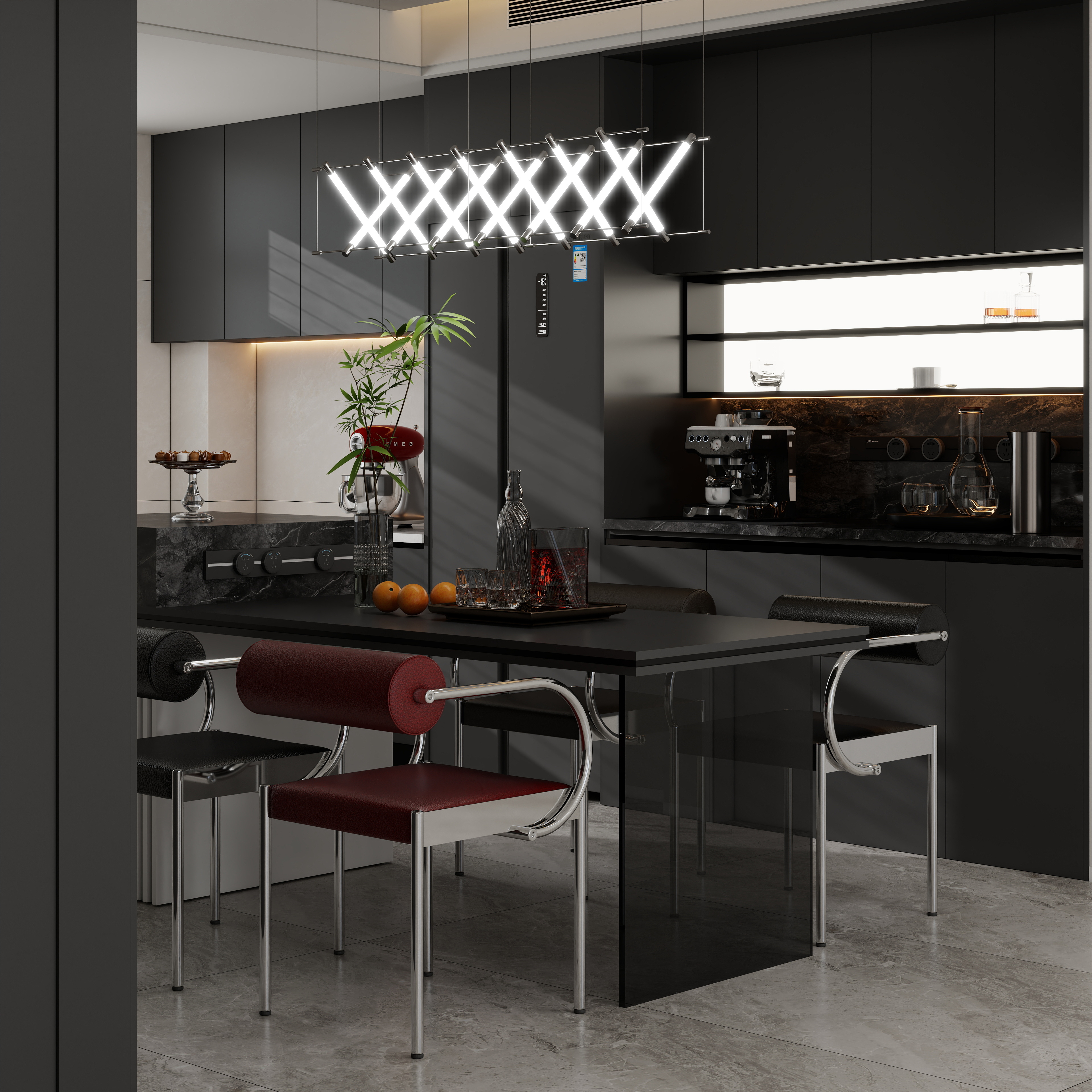 《星汇云城·墨白序曲》极简现代整装设计丨中国广州丨广州市至雅设计装饰工程有限公司-54