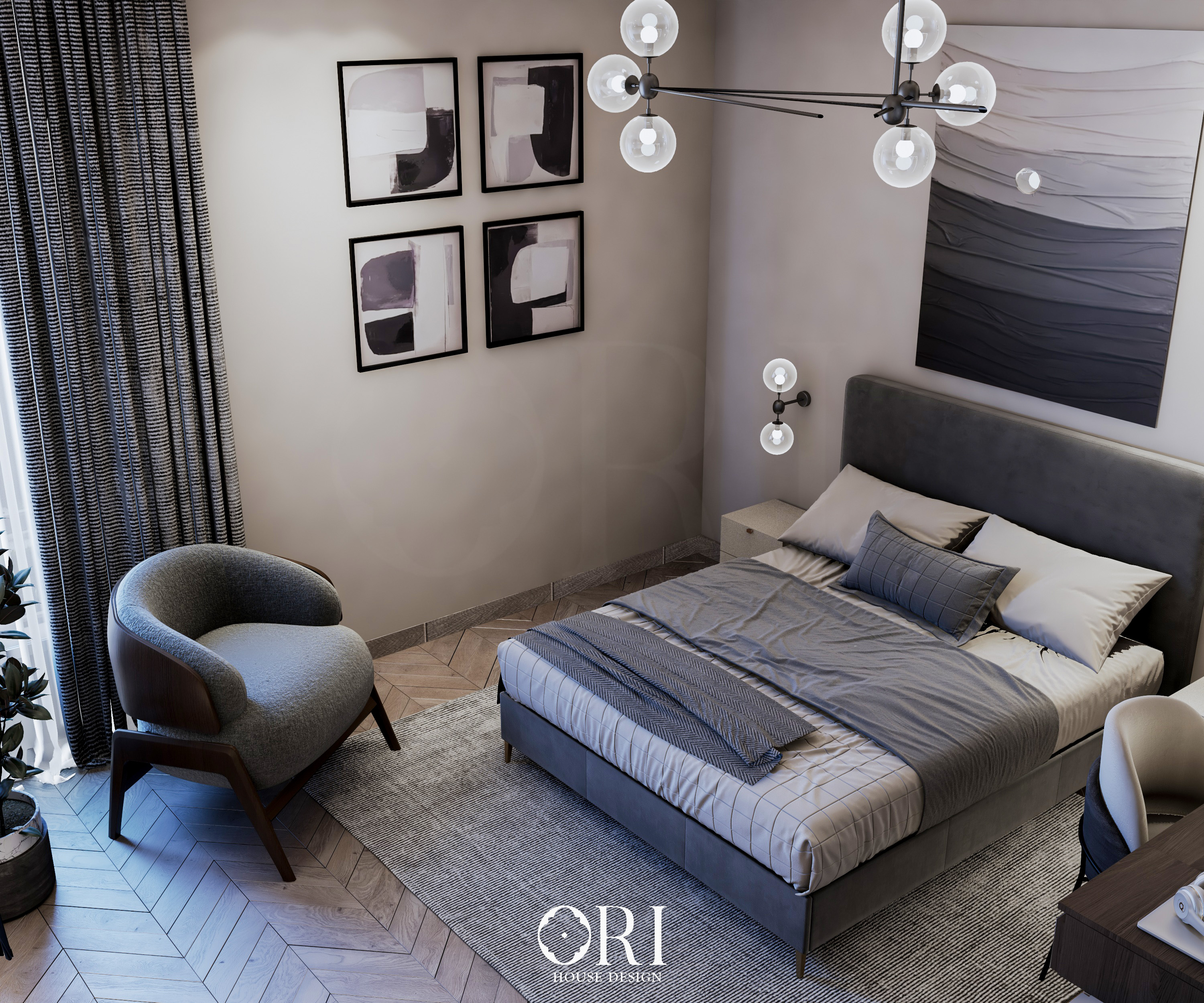 Contemporary Boy bedroom-2