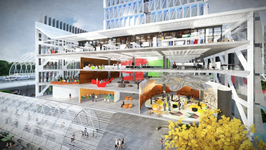 将创新教育学习环境融入公共交通导向型开发丨LPA Inc-13