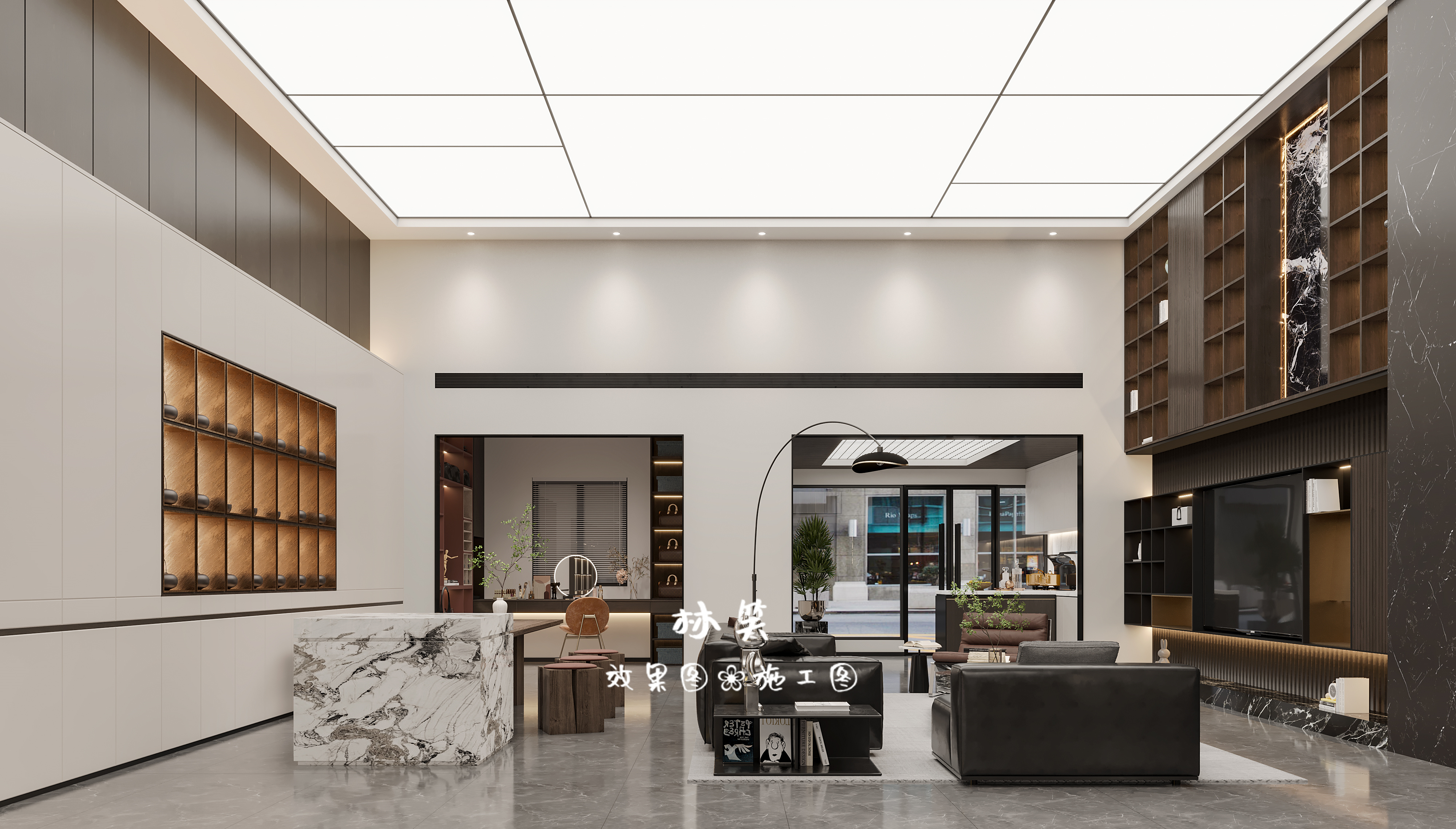 现代气质全屋展厅，打破空间界限，越纯粹，越高级-1