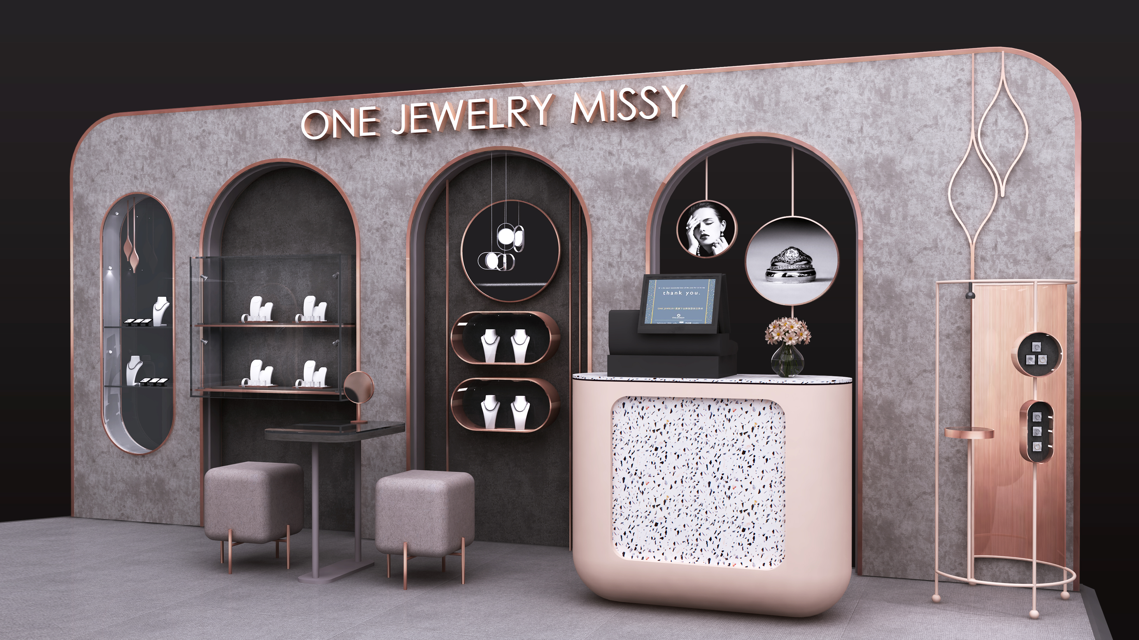 One Jewelry at Wanxiang shopping mall, Shanghai, China-9