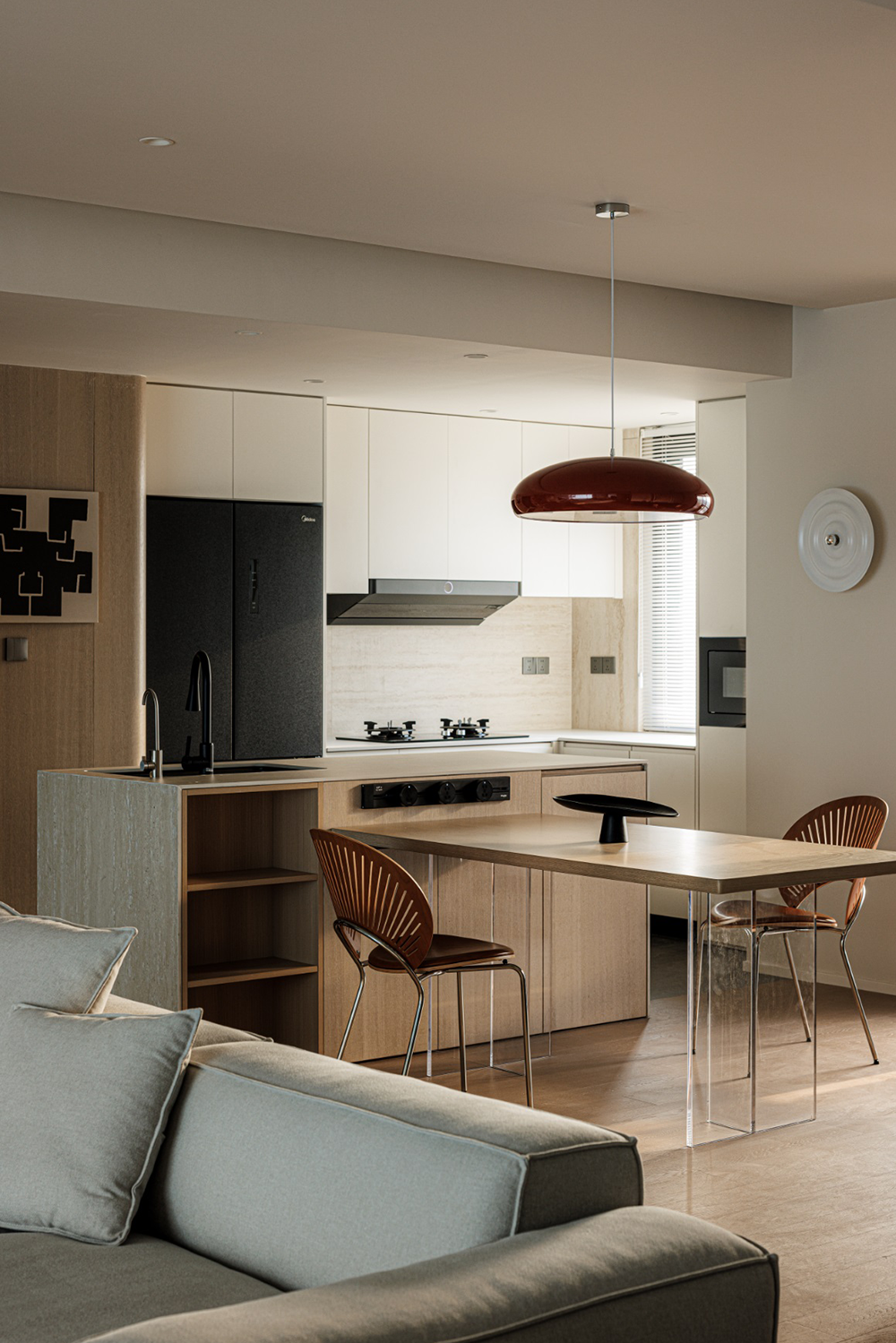 简约原木风:自由无界的理想家丨予上设计-18