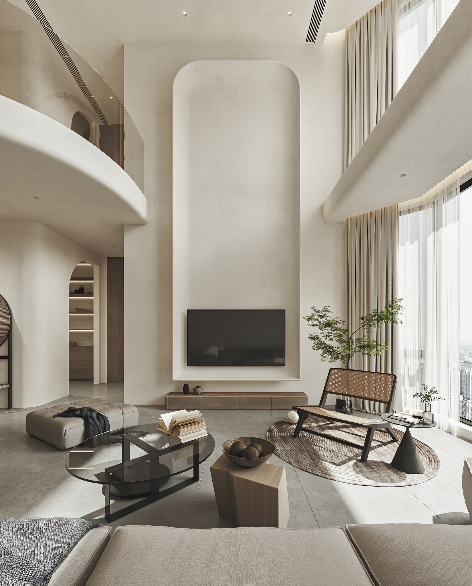 派逃设计｜290m²自然极简风住宅丨中国福建-17