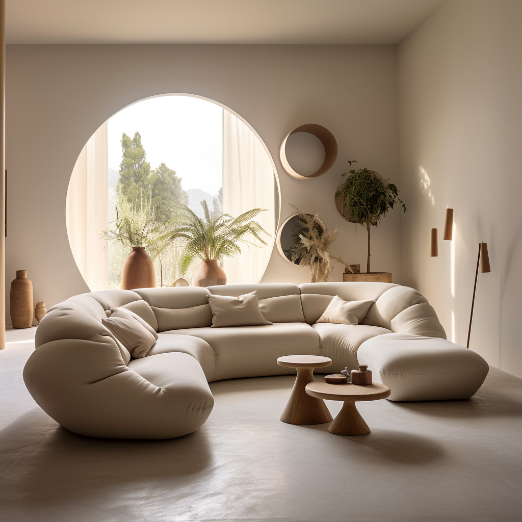 奶油风通透空间-5