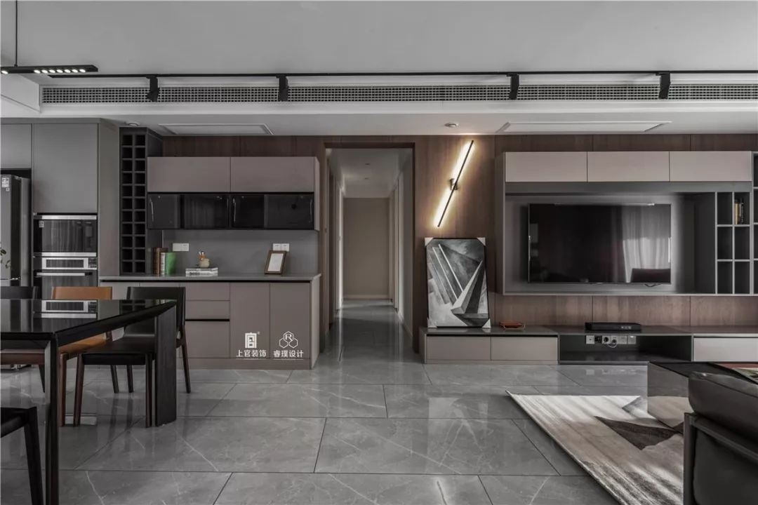 现代简约星河国际平层,卡布奇诺般的空间魅力-22