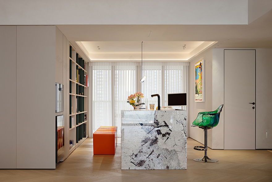 私宅原木风|素简·治愈丨中国深圳丨鸿艺源设计,例外软装设计-17