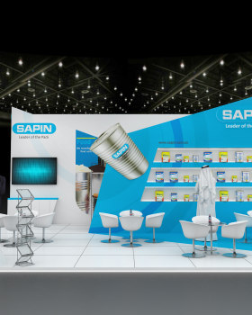 Design concept for exhibition stand - SAPIN