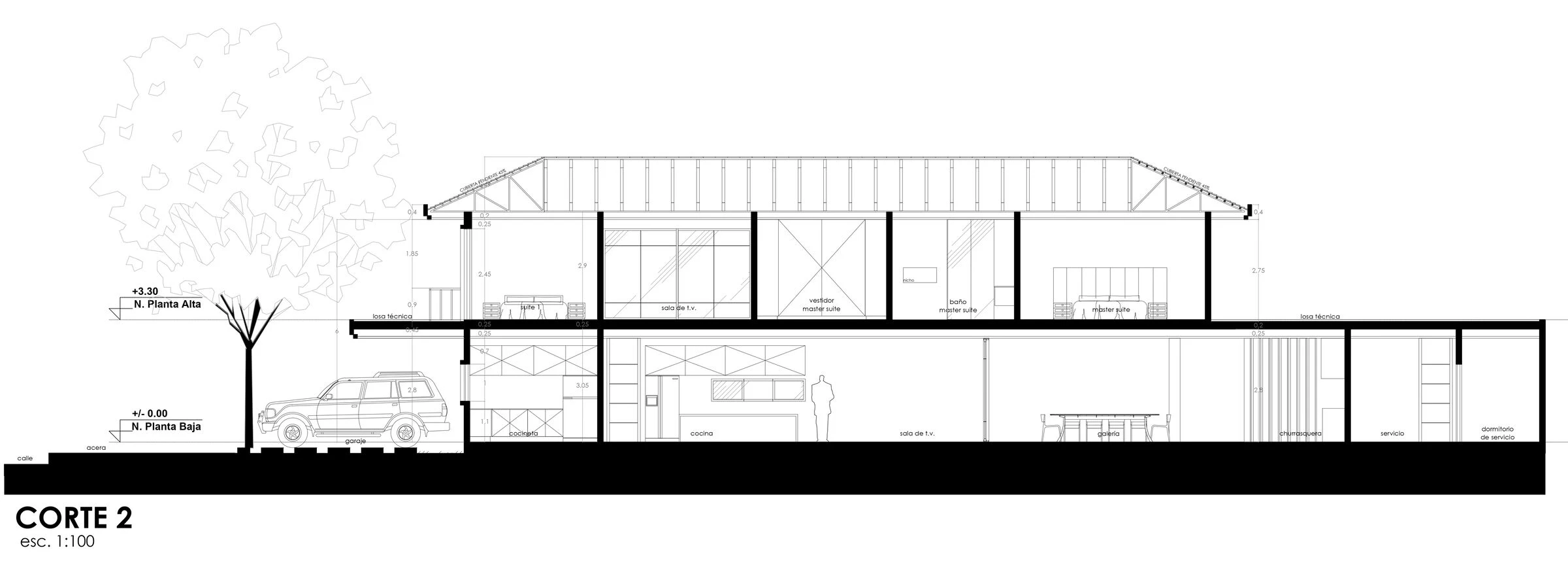 森内斯宅邸丨BoliviaSanta Cruz丨Chain Studio Arquitectos-21