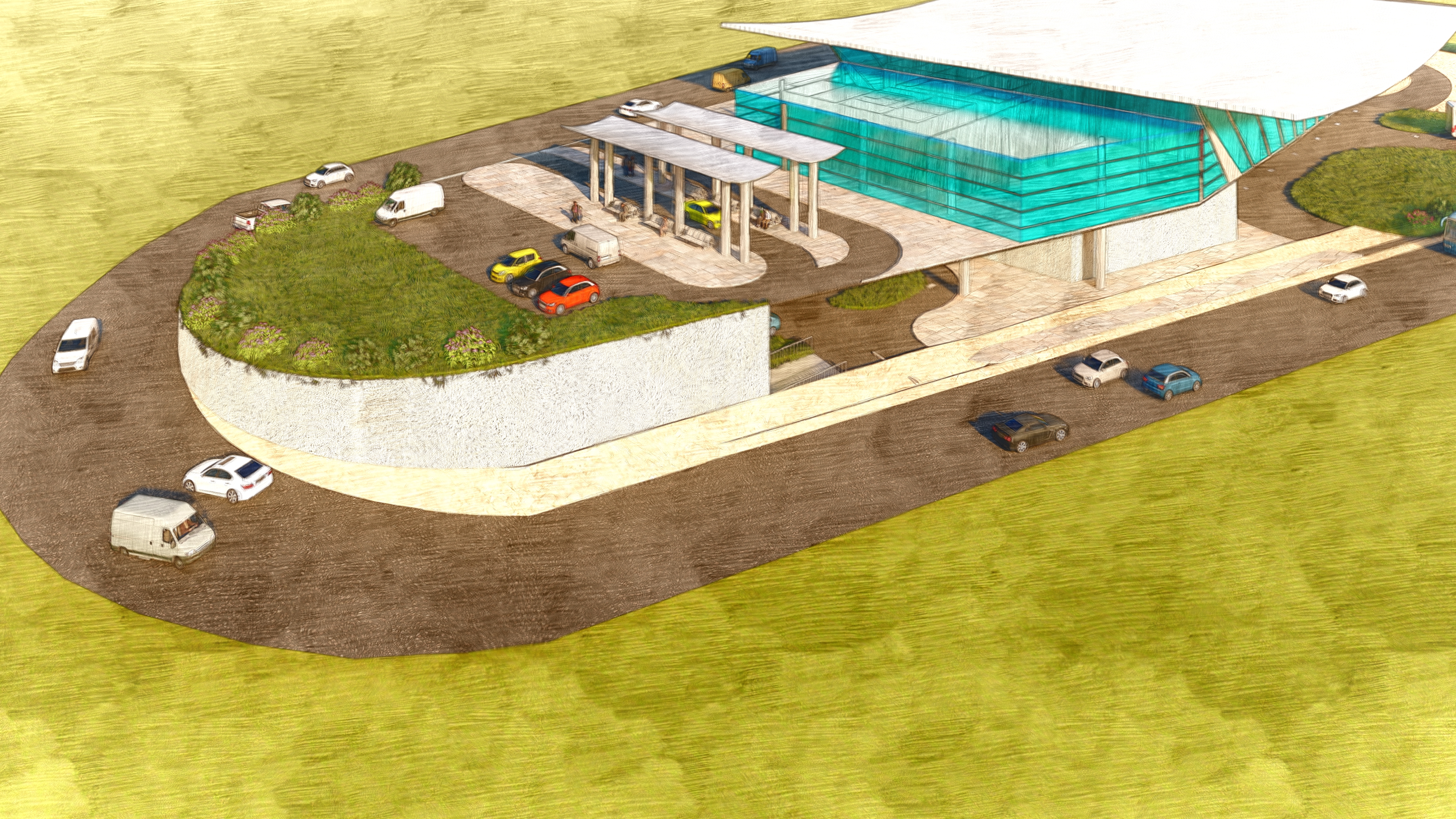 公交终点站 / 巴士终点站丨EgyptAswan-8