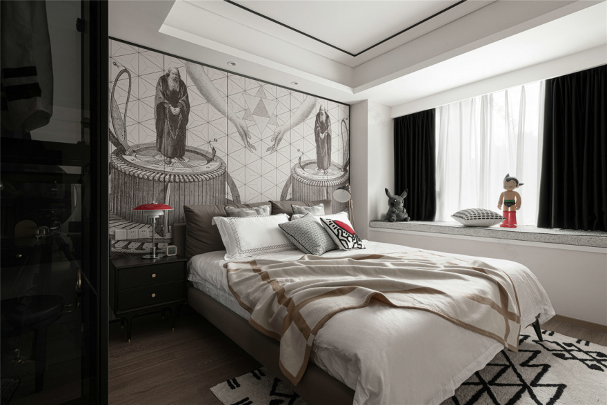 成都男孩的艺术独居住宅丨中国成都丨SENSE+尚舍全案设计-36