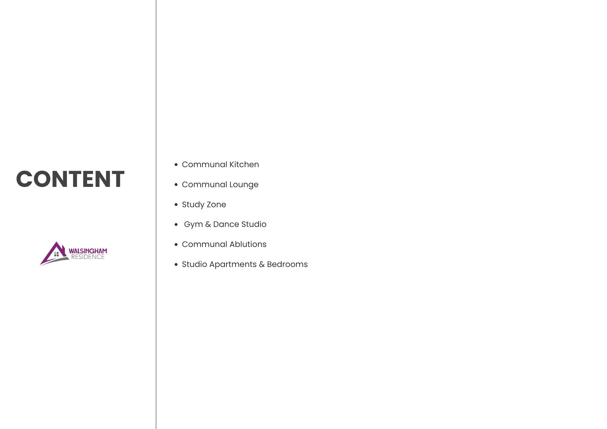 Walsingham Residence Shopping List-0