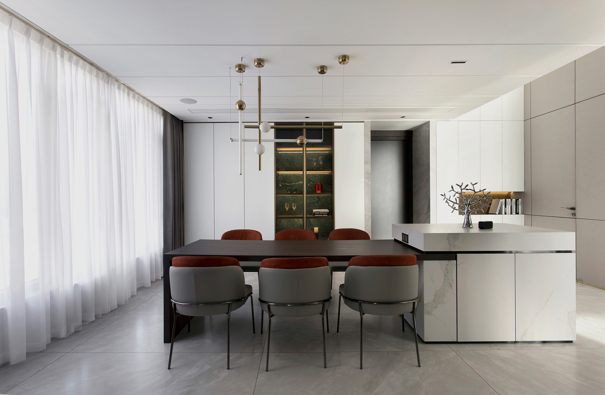 一木橙,一石绿 · 现代顶层复式私宅设计丨中国莆田丨大小空间设计研究室-22