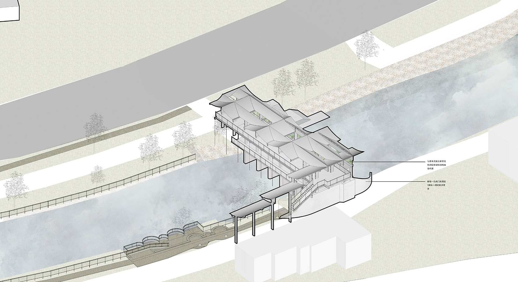 西丽水库排洪渠段绿道丨中国深圳丨同济原作设计工作室-120