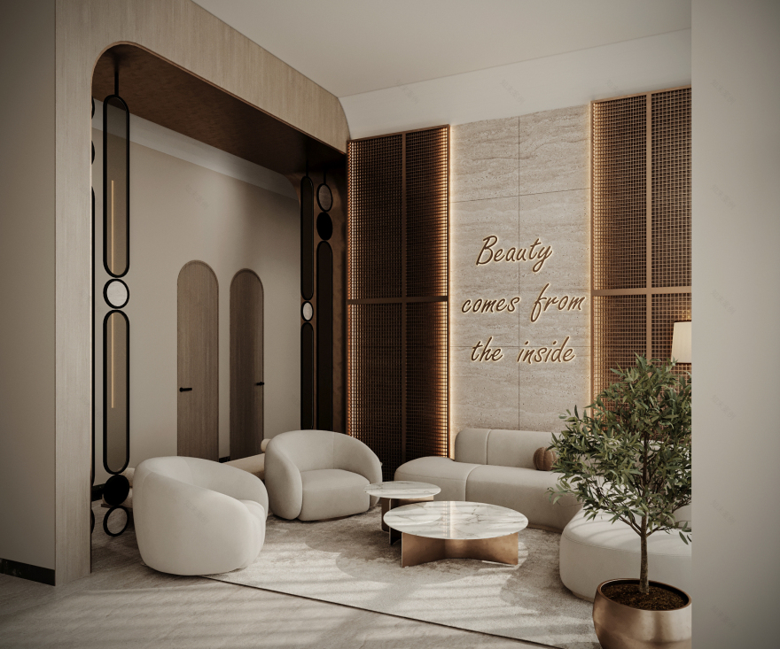 现代有机美容院丨沙特阿拉伯塔布克丨RAWABI DESIGN-12