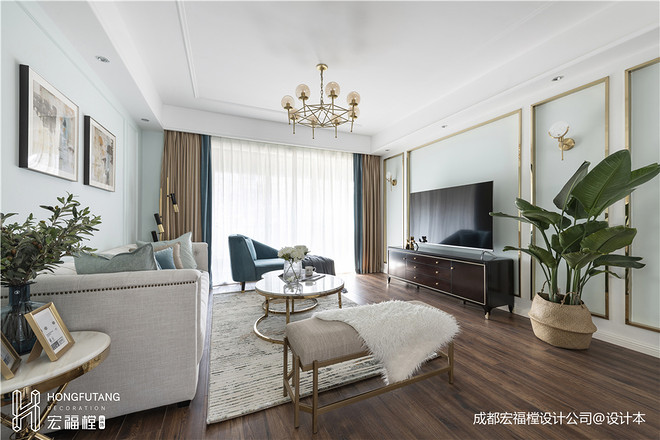 40万元三居140平米装修案例-12