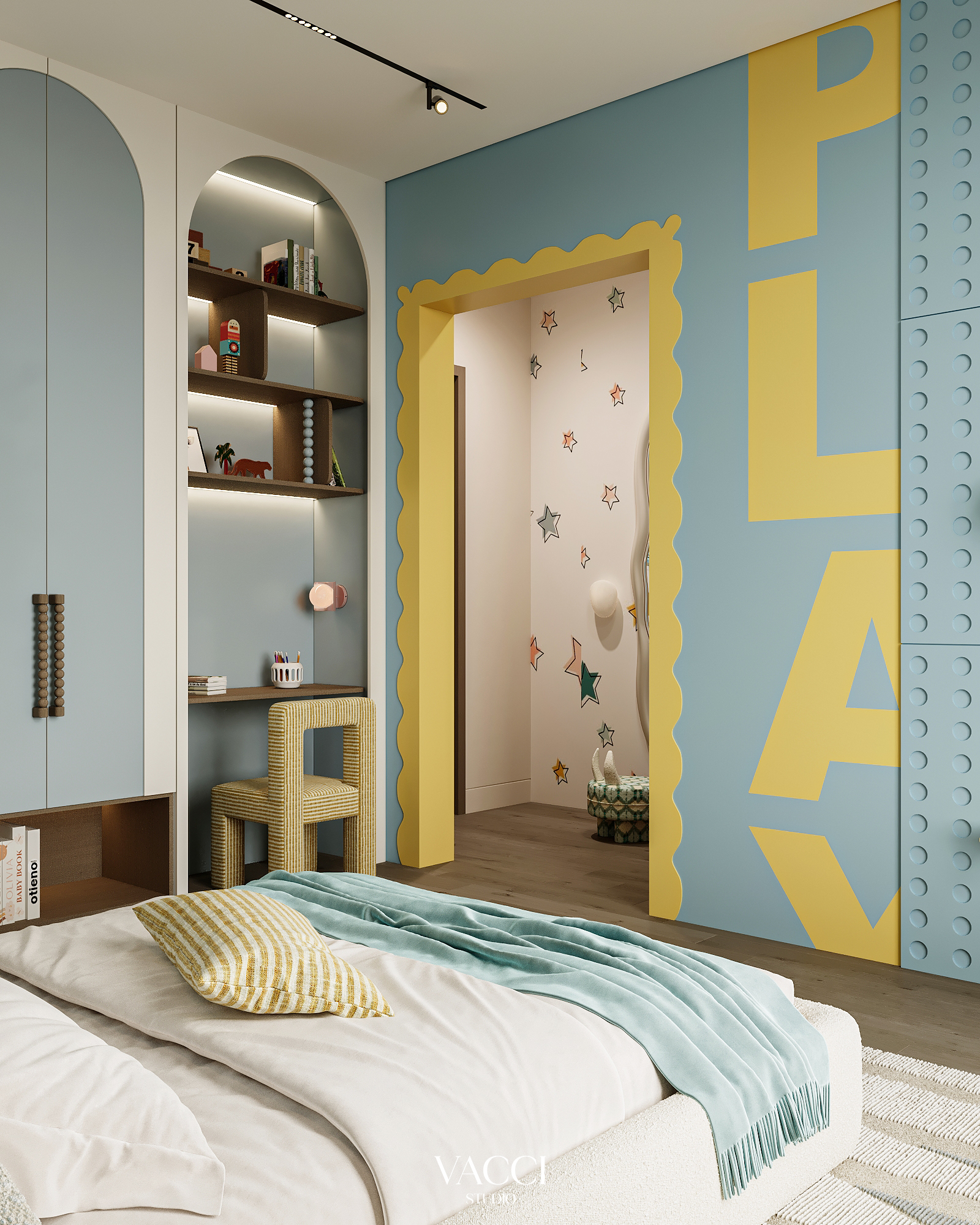 儿童卧室丨沙特阿拉伯利雅得丨Vacci Studio-12