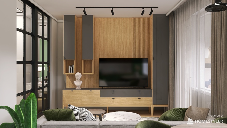 小一居室改造设计-5