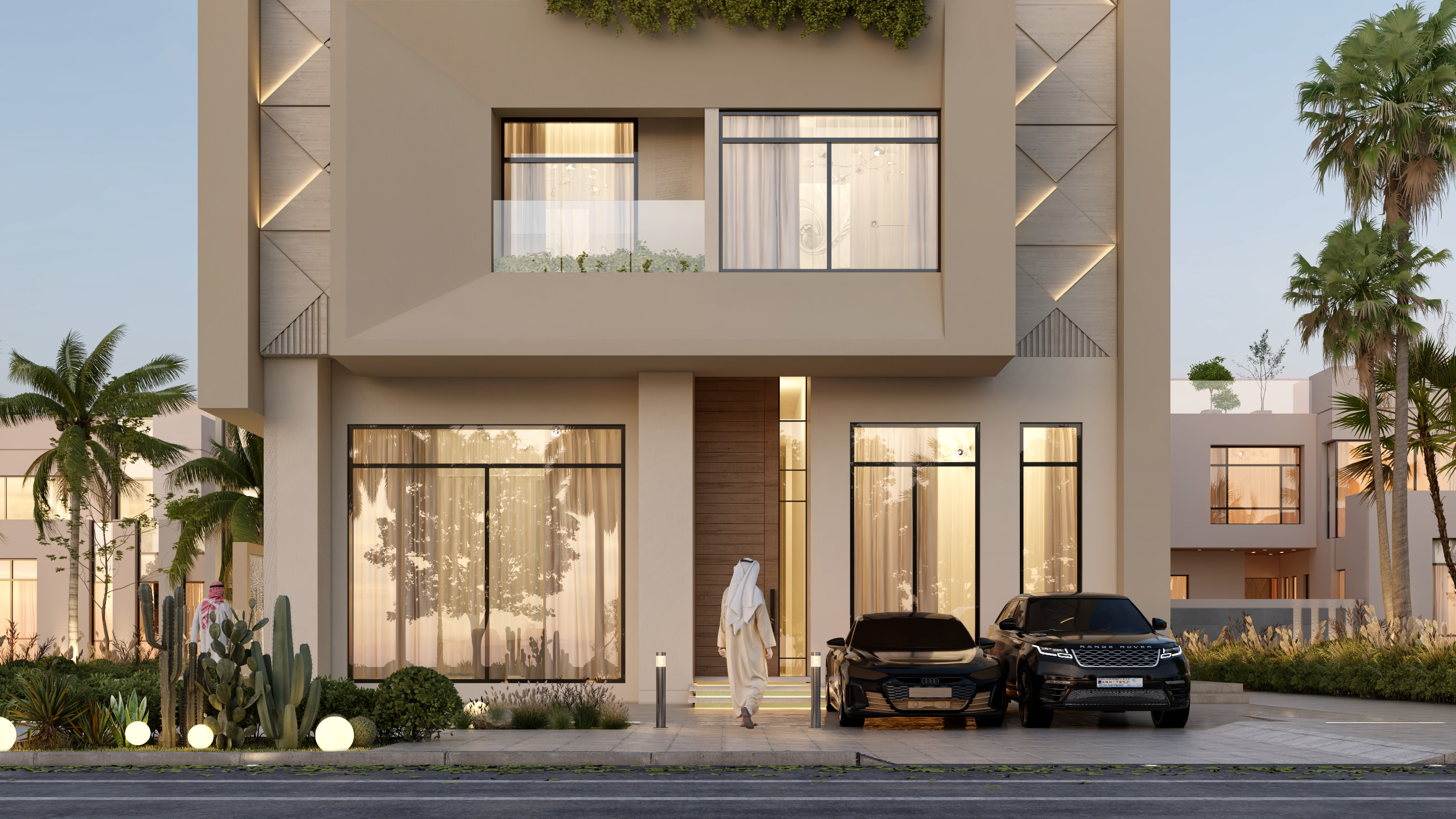 卡塔尔现代别墅设计-2