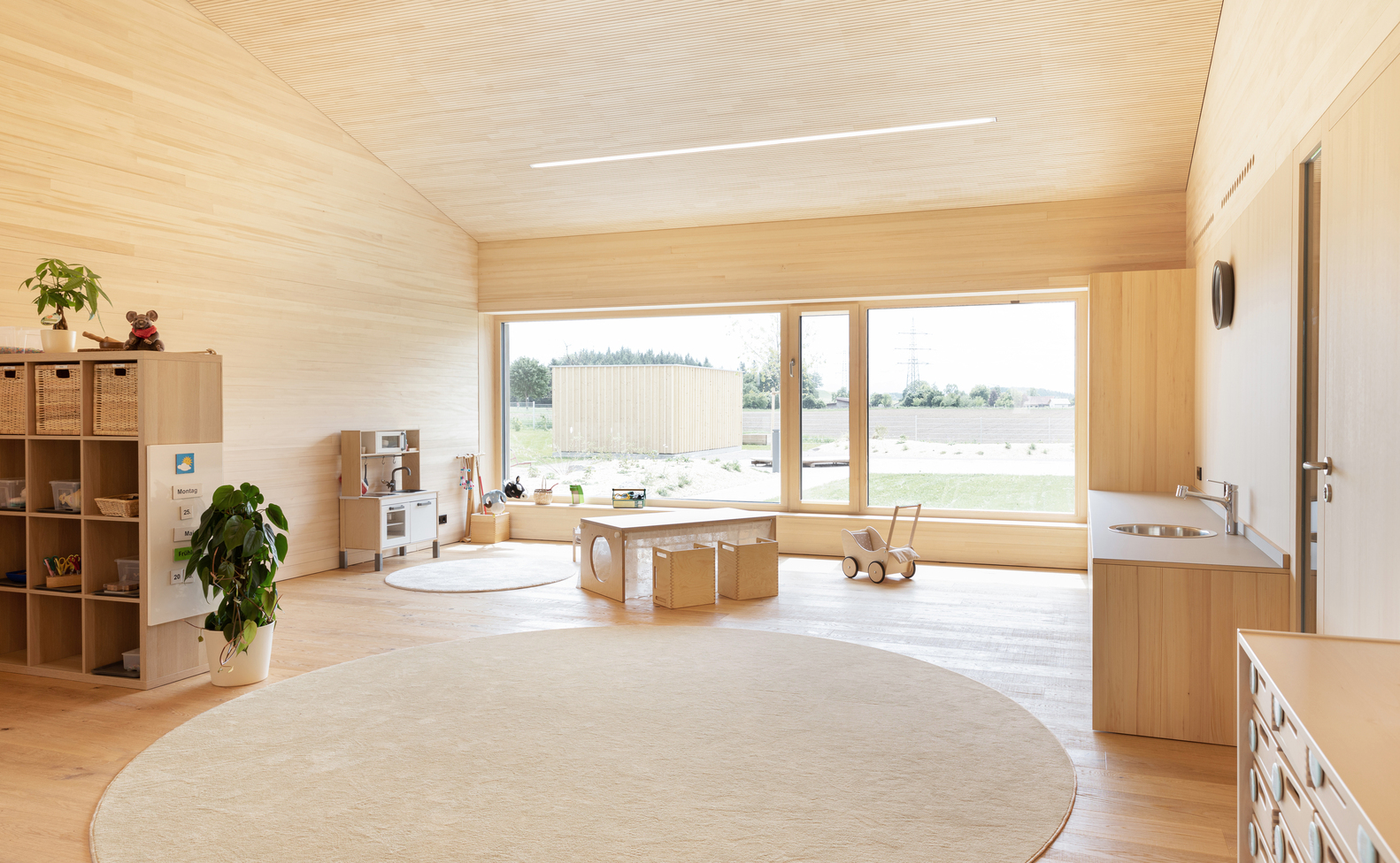 德国乡村的绿色环保幼儿园设计-22