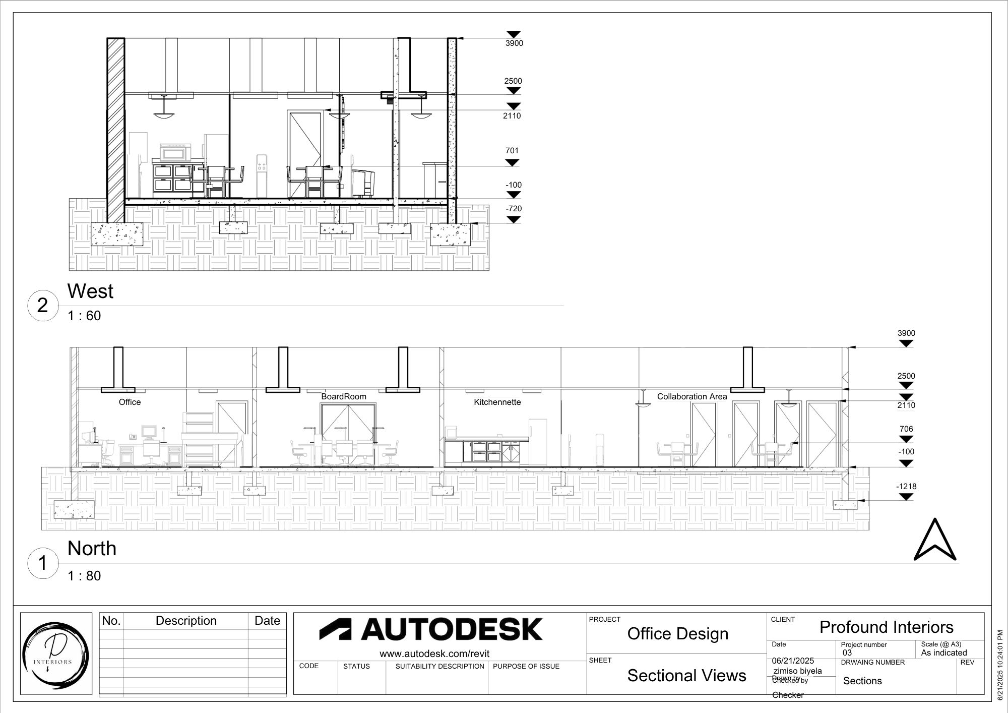 Office Design Technical Drawing-7
