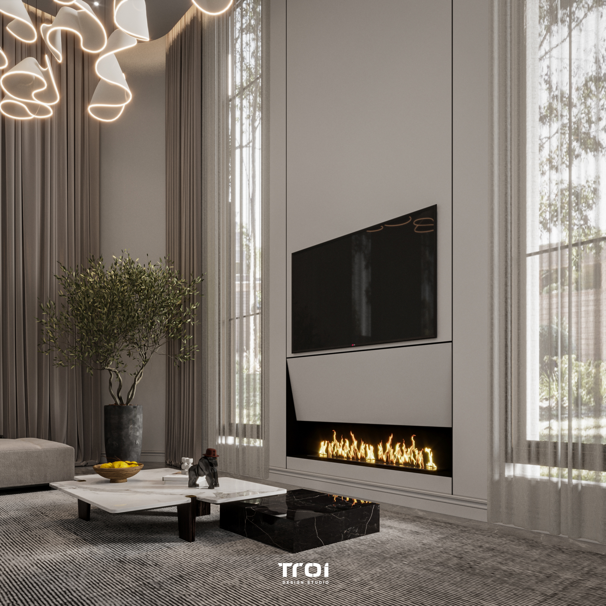 Dining Hall 室内设计丨Troi Design Studio-23