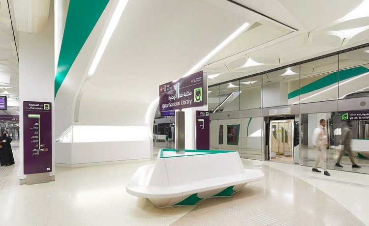 多哈无人驾驶地铁37座车站建设项目丨卡塔尔多哈丨荷兰UNStudio建筑公司,卡塔尔铁路建筑部门-8