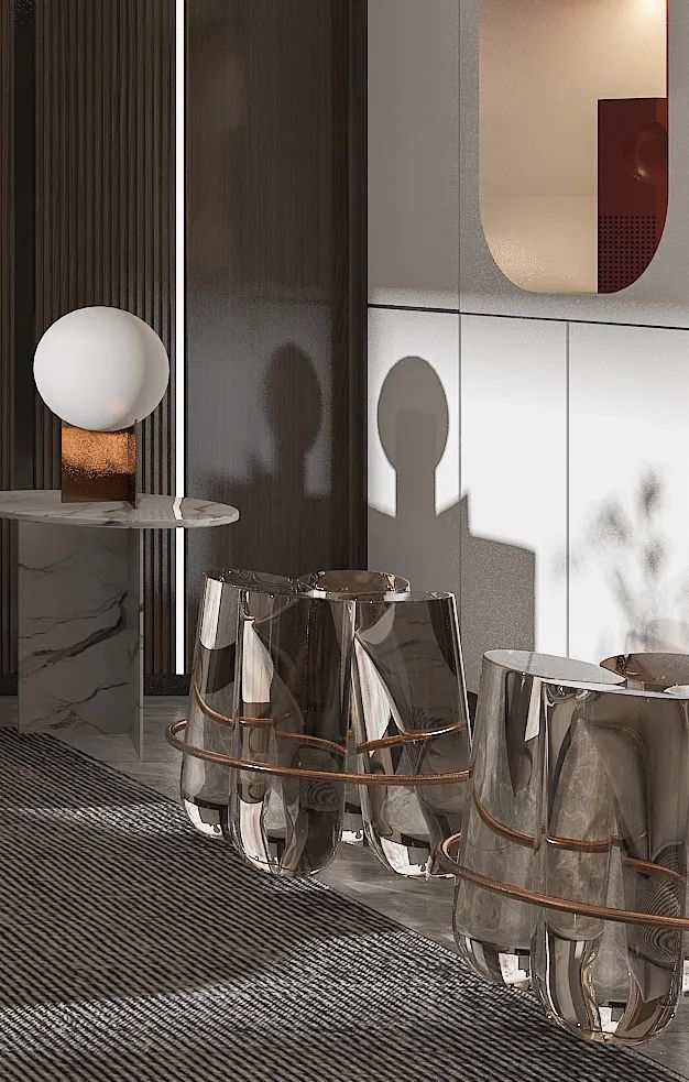 岁时从简 · 151㎡简约现代婚房设计丨中国潮州丨潮州市九木堂装饰设计有限公司-2