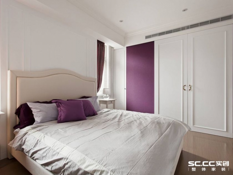 【上海实创装饰】118平绿洲城市花园新古典风格美式三居-8