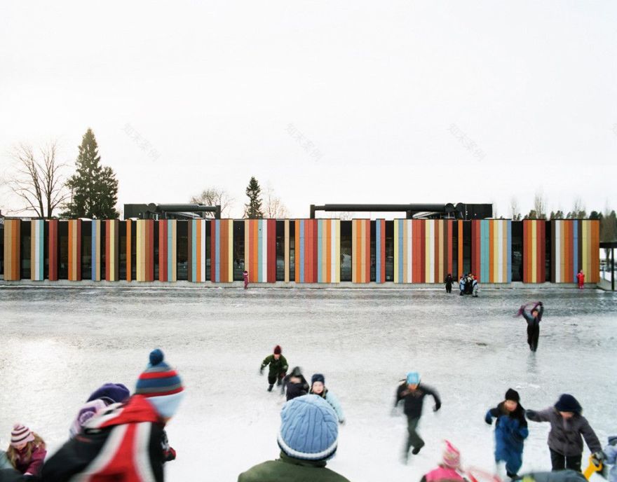 奥斯陆国际学校 | JVA | 有机形态建筑空间-24